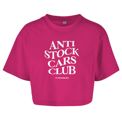 Dam Oversize Crop Top anti Stock cars club