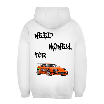 Necesito dinero para Supra - Sudadera Oversize Unisex