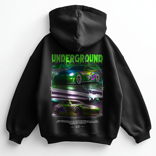 Underground - Oversize Hoodie bez vezica