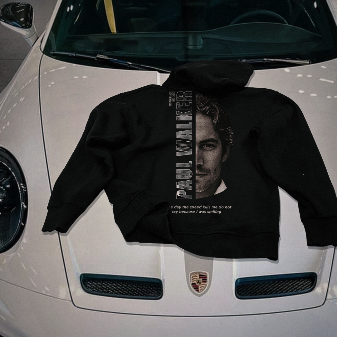 Memória de Paul Walker - Hoodie Premium