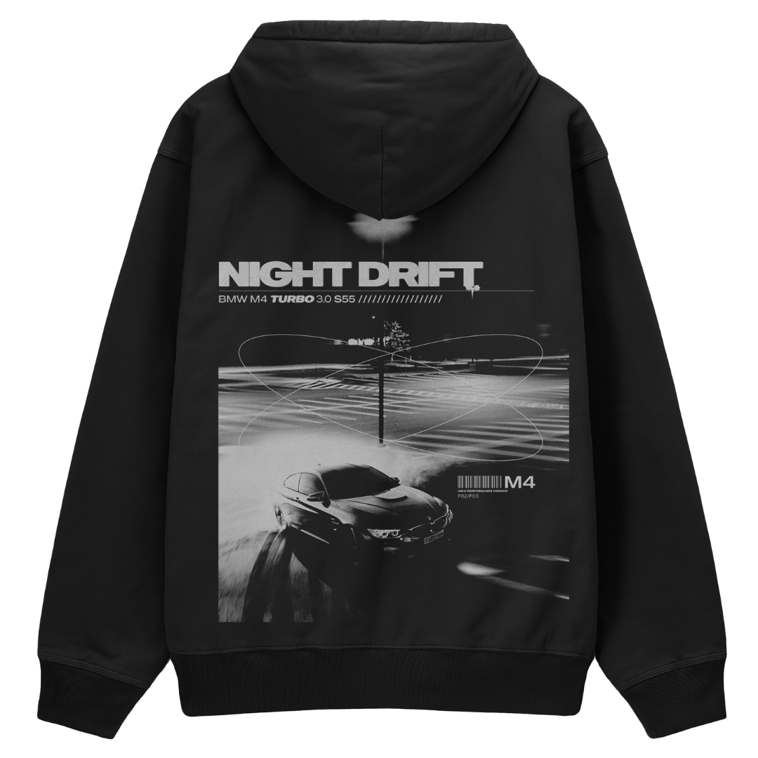 Night Drifter - Sweat à capuche premium