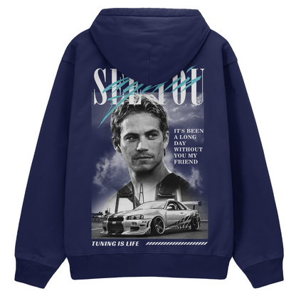 Paul Walker Zie je weer premium Hoodie