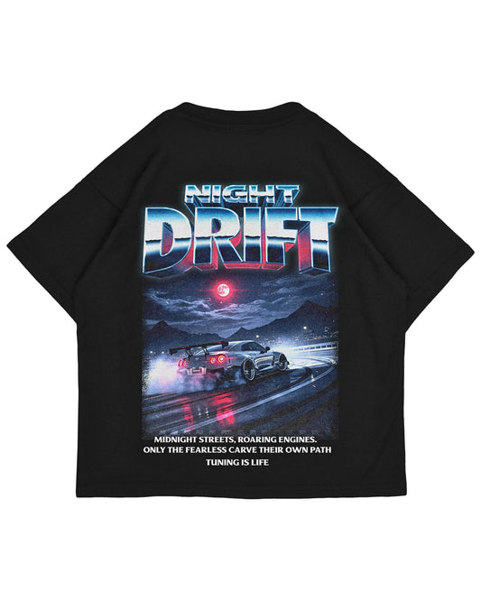 T-shirt oversize night drift