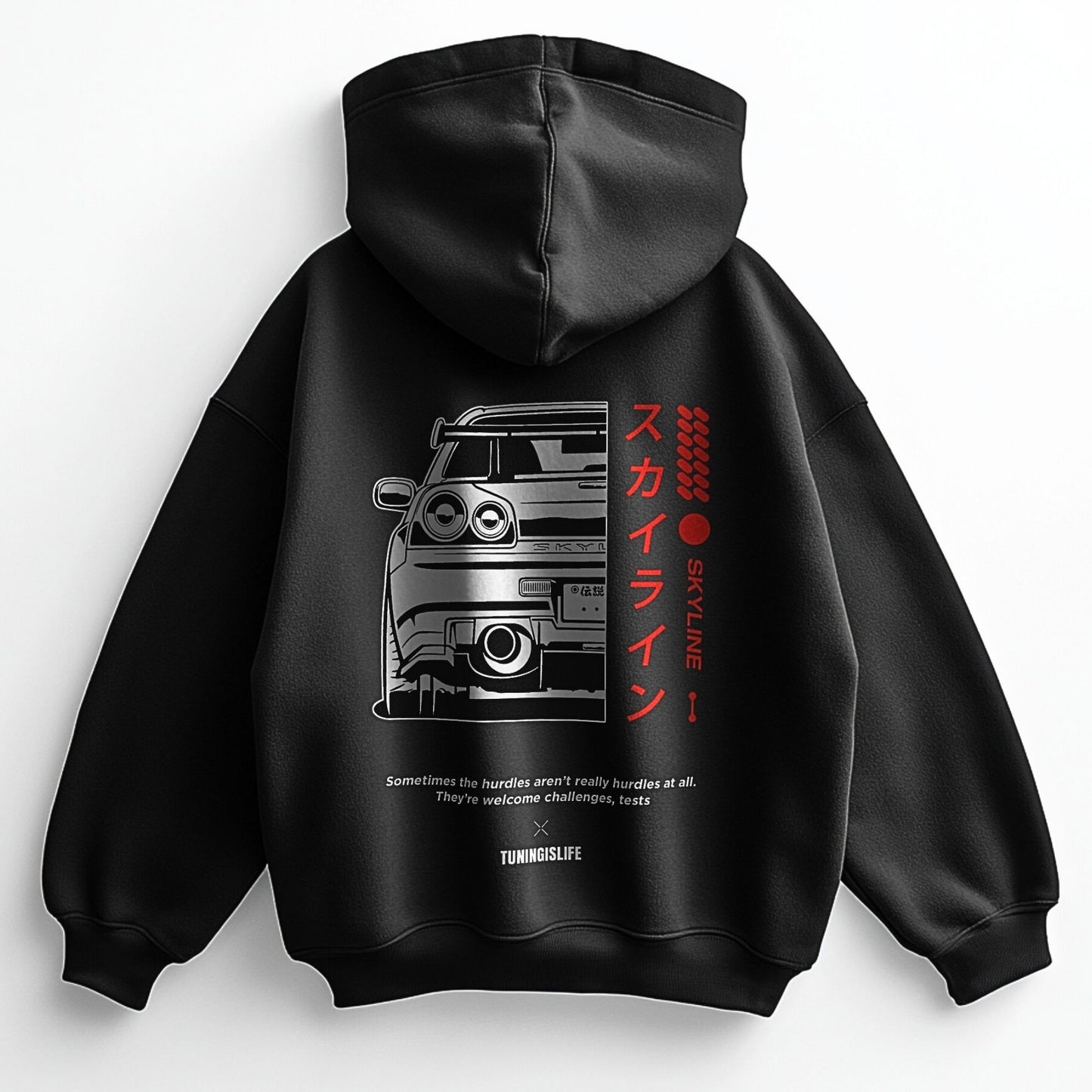 skyline - Premium Oversized Hoodie