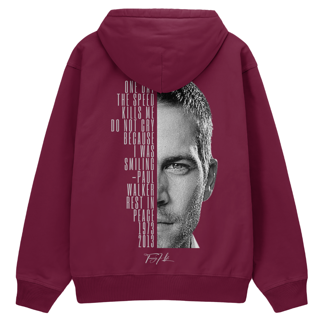 Paul Walker Memórias - Hoodie Premium