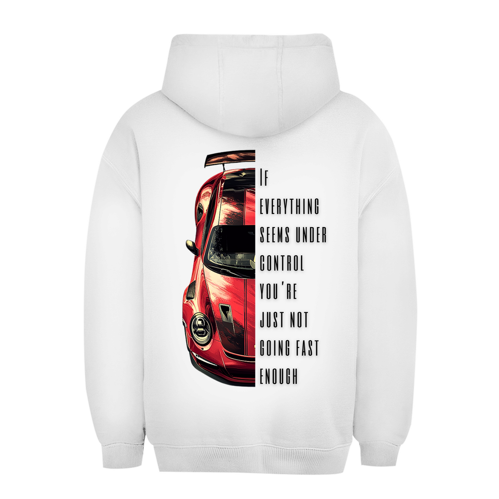 Nie wystarczająco szybki - Bluza z kapturem oversize