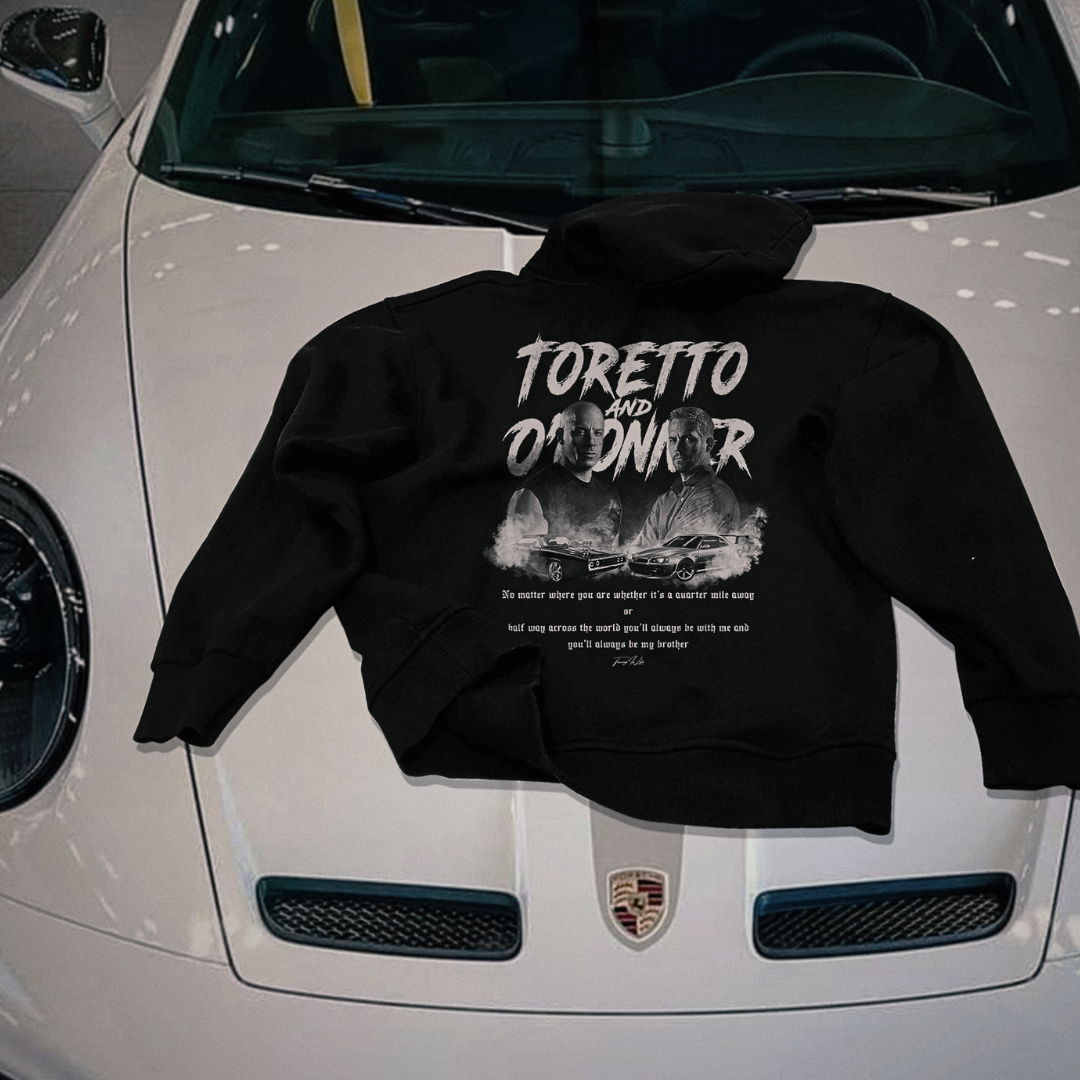 Sweat à capuche Toretto et O'Conner premium