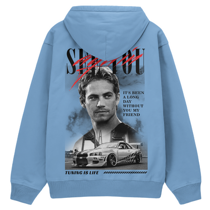 Paul Walker Zie je weer premium Hoodie