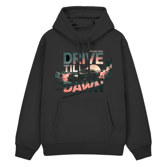 Drive till gryningen - Premium Hoodie
