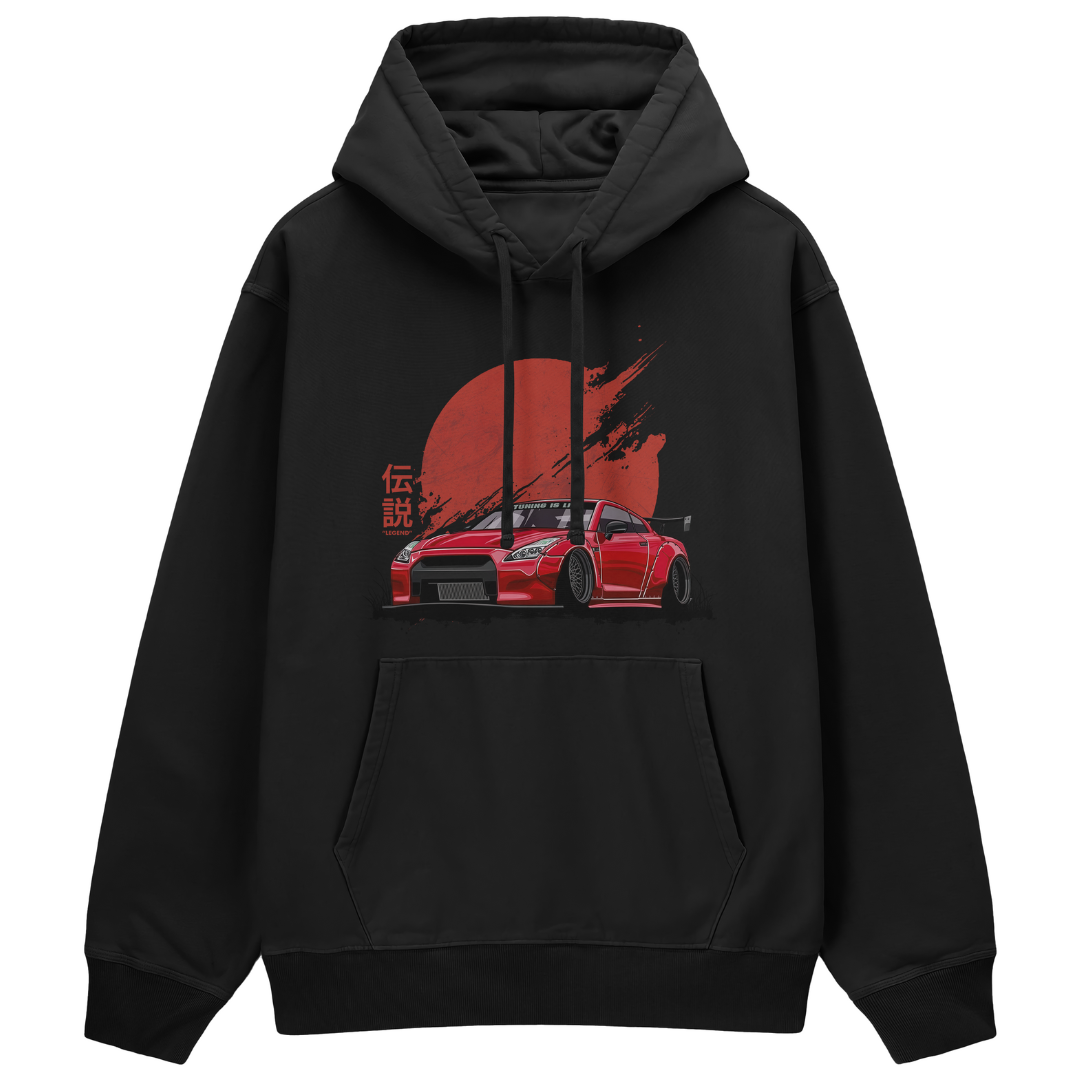 moon gtr - Premium Hoodie