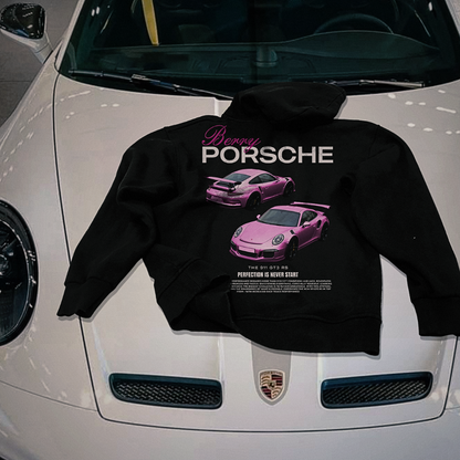 Hoodie Premium Berry Porsche