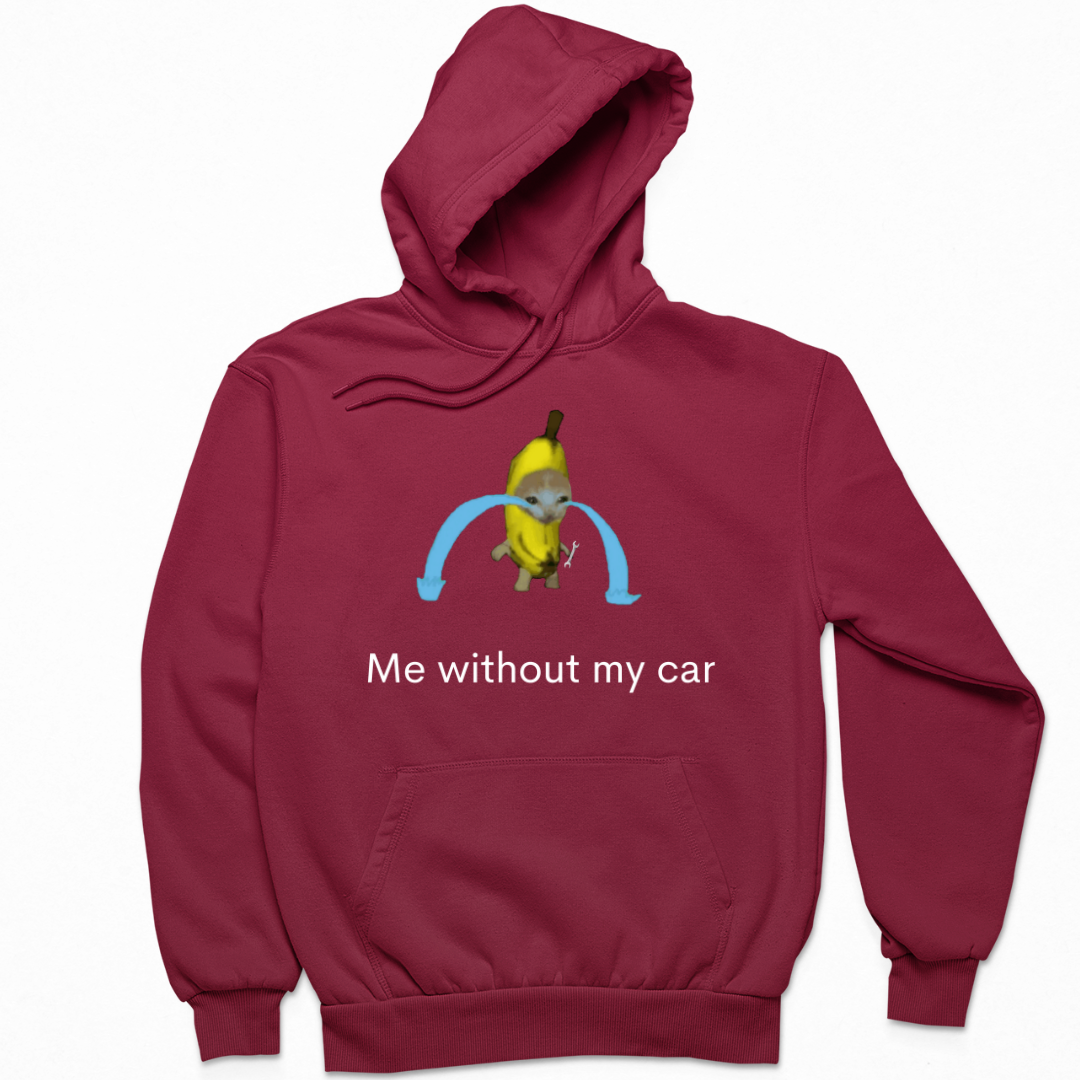 me without my car Premium Hoodie