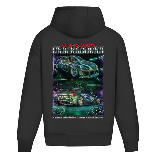 Underground Limits - Oversize Hoodie Ohne Kordel