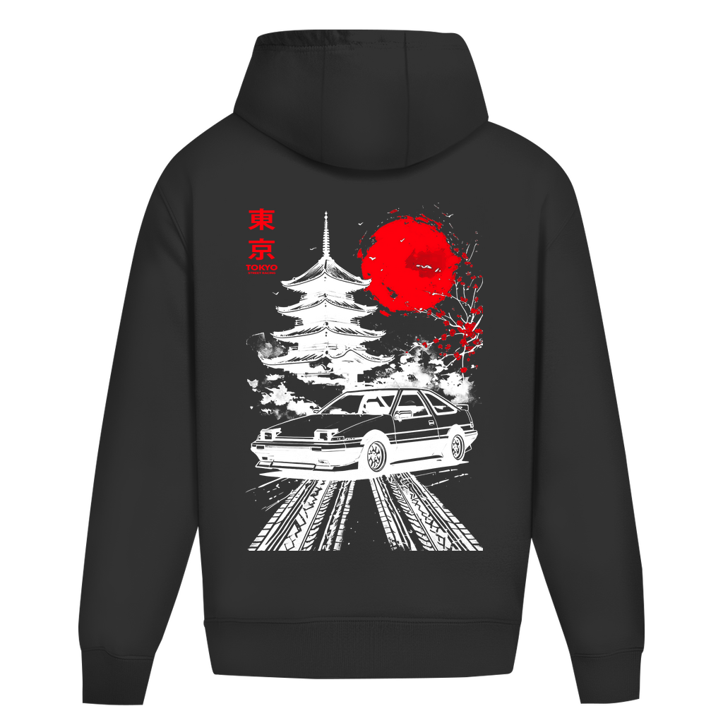 Tokyo Love - Oversize Hoodie Without Drawstring