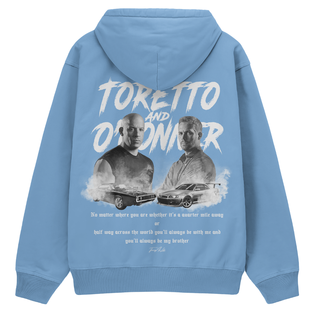 Toretto and O'Conner premium Hoodie