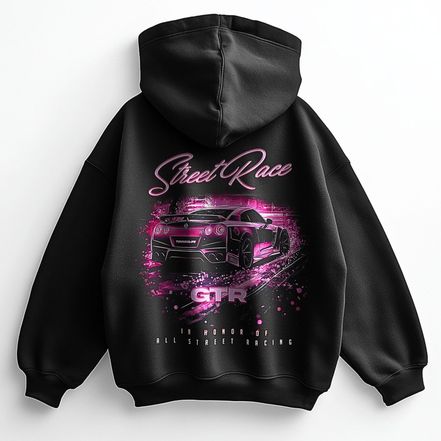 Sudadera con capucha oversize unisex Street race GTR
