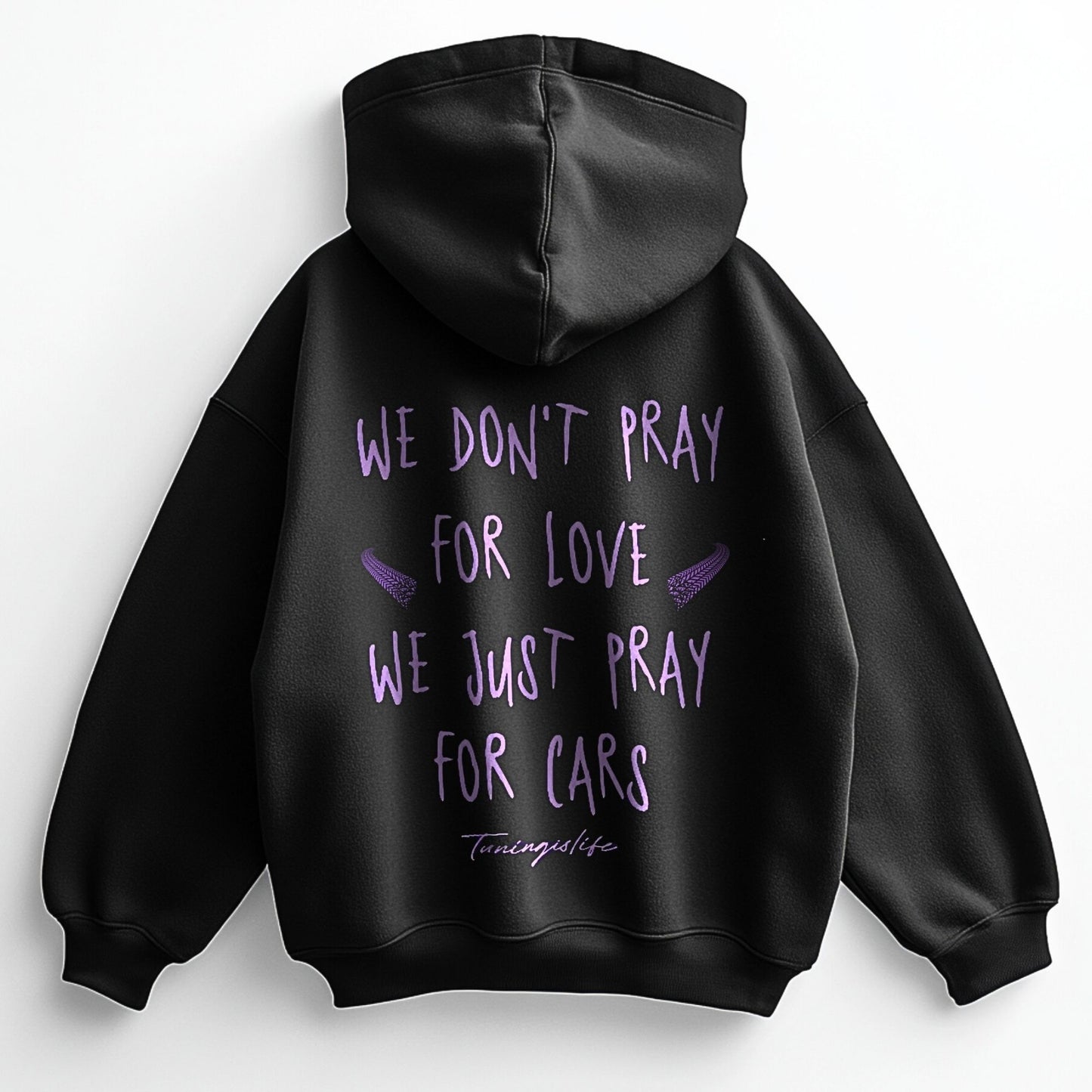 We just pray for cars - Premium Oversized Hoodie
