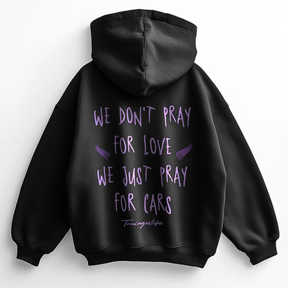 We just pray for cars - Premium Oversized Hoodie