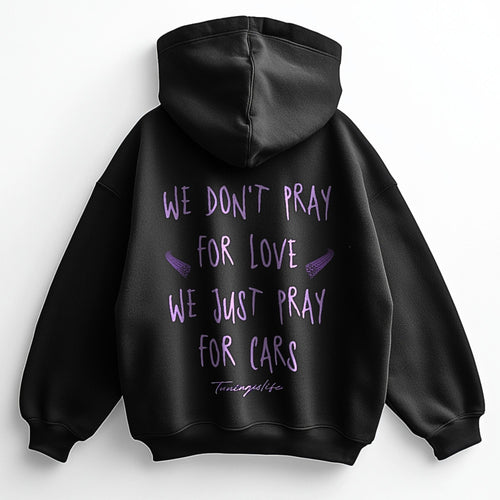 We just pray for cars - Premium Oversized Hoodie