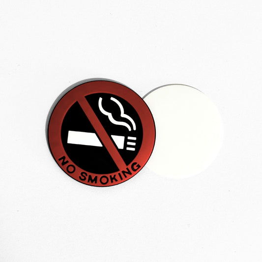 No Smoke - Auto 3D Aufkleber