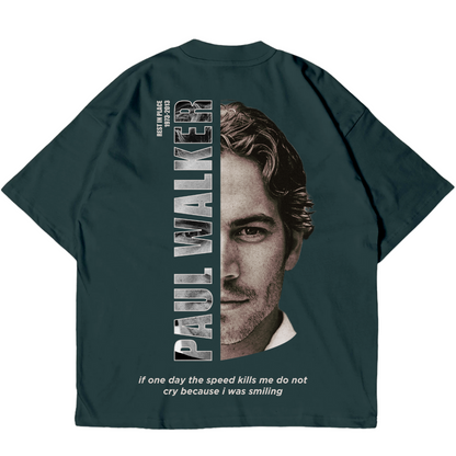 Memória de Paul Walker - Camiseta Oversized