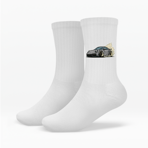 9 11 Car Motives - Socken