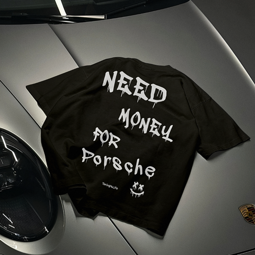 Geld nodig voor Porsche oversized shirt