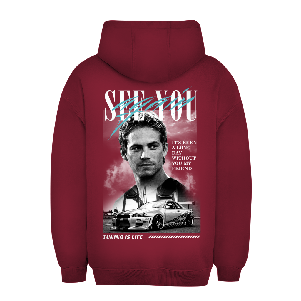 Unisex Oversize Hoodie See you again