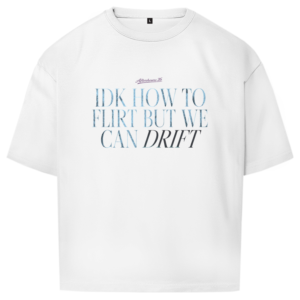 Oversize T-Shirt WE CAN DRIFT
