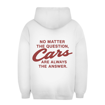 Unisex Oversize Hoodie CARS ARE THE ANSWER