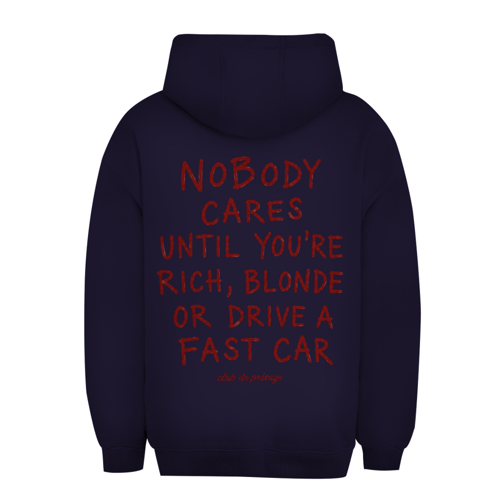 Unisex Oversize Hoodie Nobody Cares