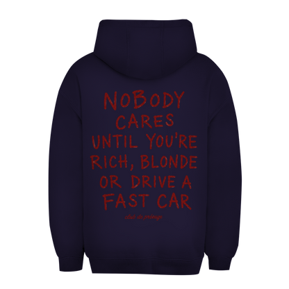 Unisex Oversize Hoodie Nobody Cares