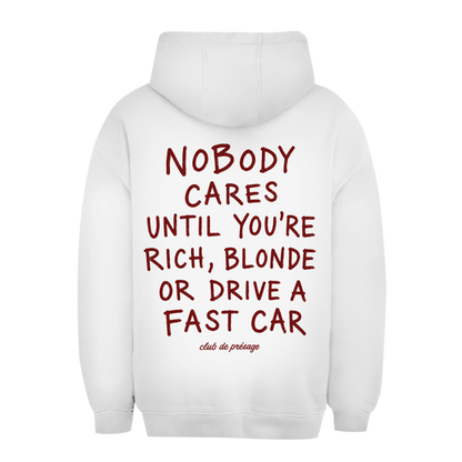 Unisex Oversize Hoodie Nobody Cares