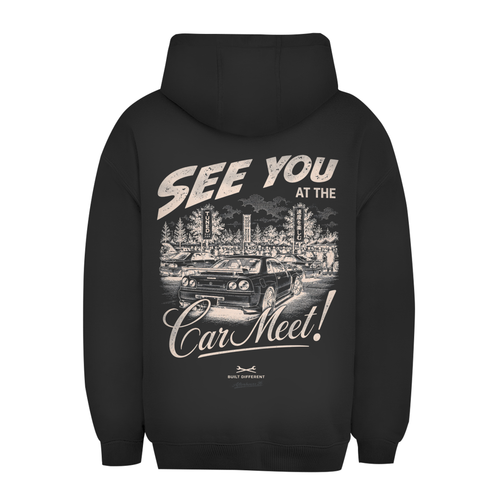 Unisex Oversize Hoodie Car Meet
