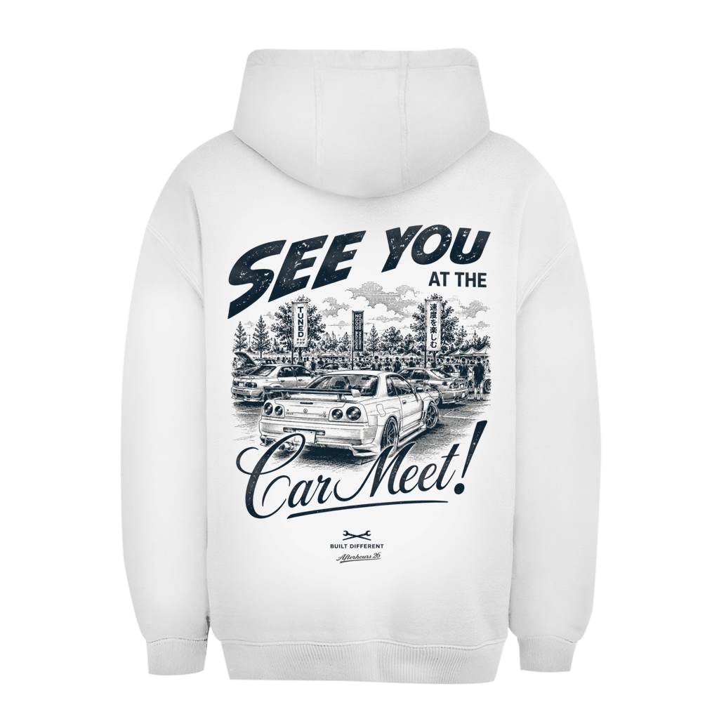 Unisex Oversize Hoodie Car Meet