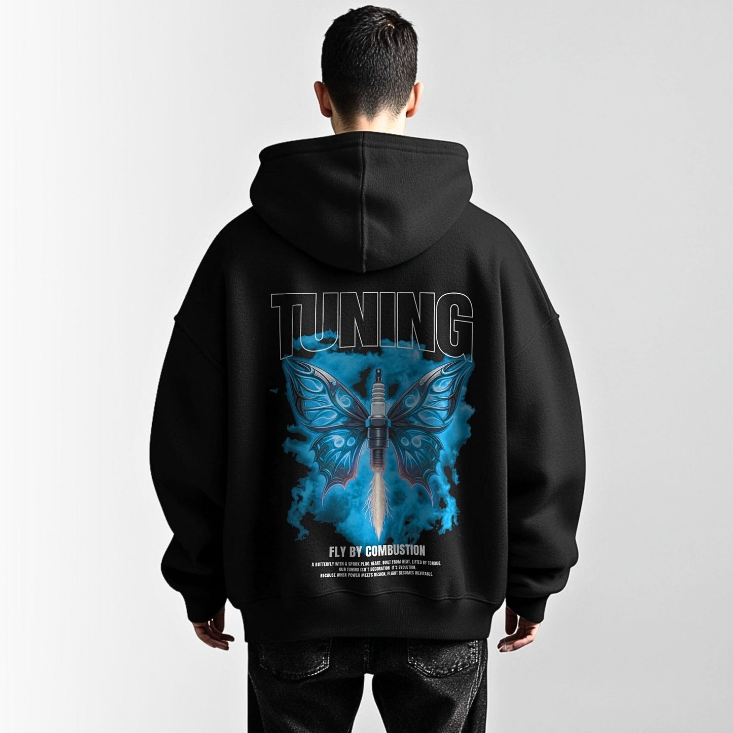 Tuning fly - Premium Oversized Hoodie