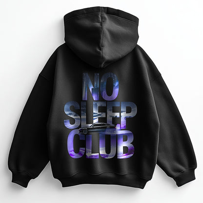 no sleep club - Premium Oversized Hoodie