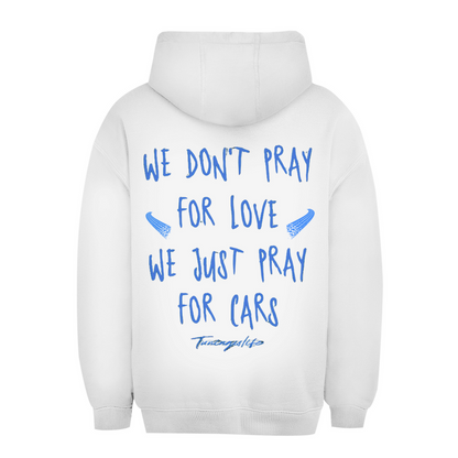 Preghiamo Solo per le Auto - Felpa Oversize Unisex con Cappuccio