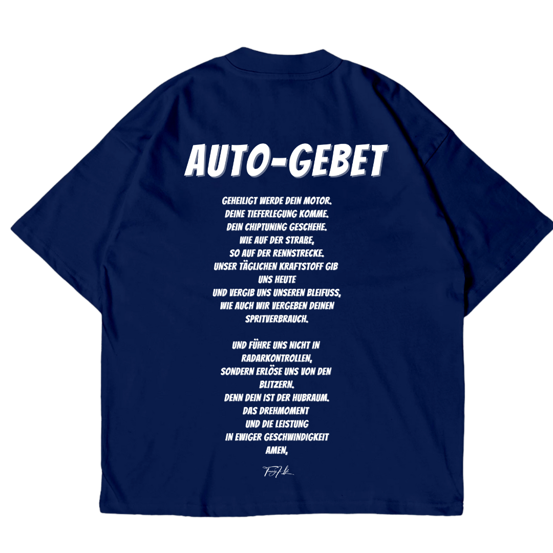 AUTO GEBED - Premium Oversized T-Shirt