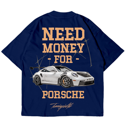 Porsche szerelem Oversize Póló