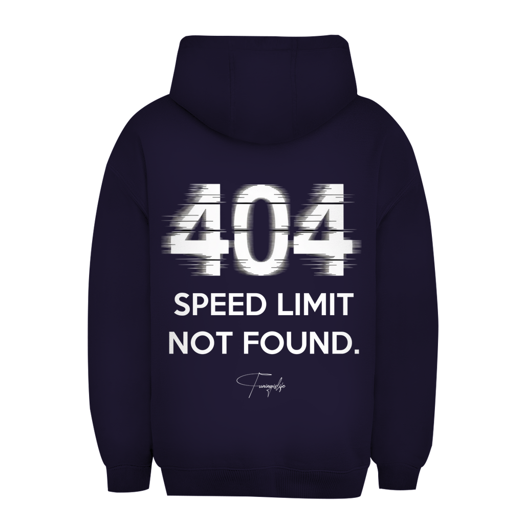 404 speed limit - Premium Oversized Hoodie
