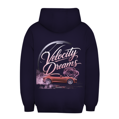 Velocity Dreams - Felpa Oversize Unisex con Cappuccio