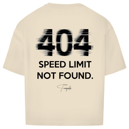 Oversize T-Shirt 404 speed limit