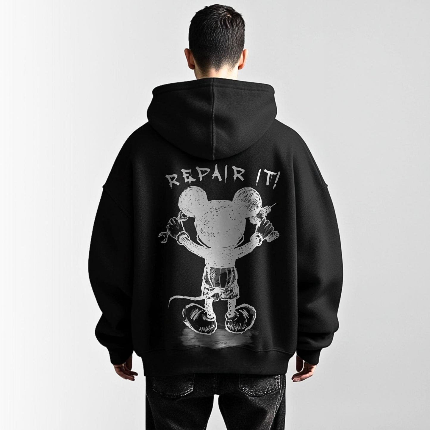 repair it - Premium oversized Hoodie