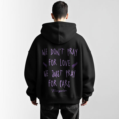 We just pray for cars - Premium Oversized Hoodie