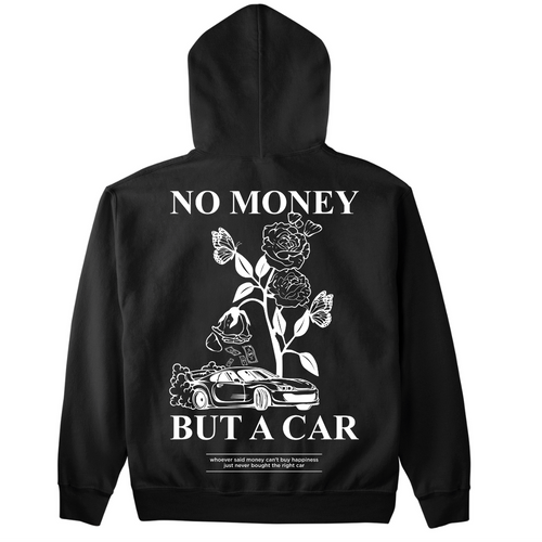 Geen geld maar een auto premium hoodie