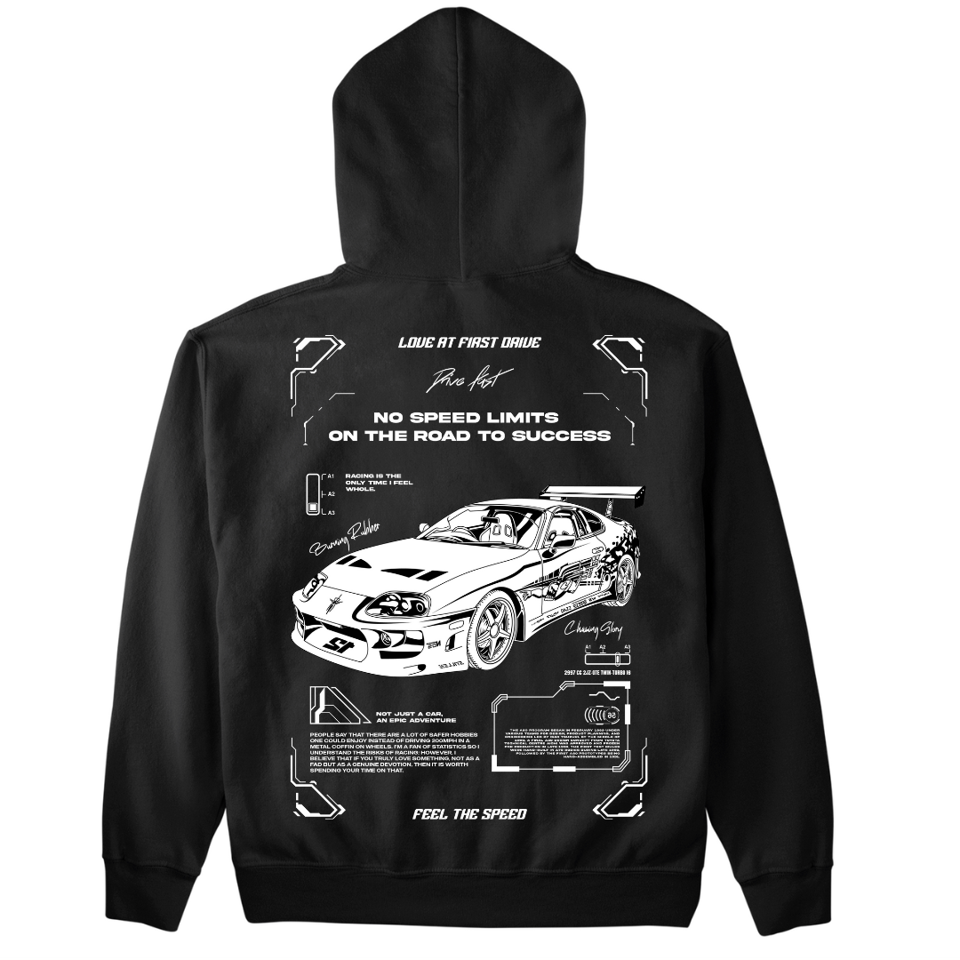 Amor à primeira condução Hoodie Premium