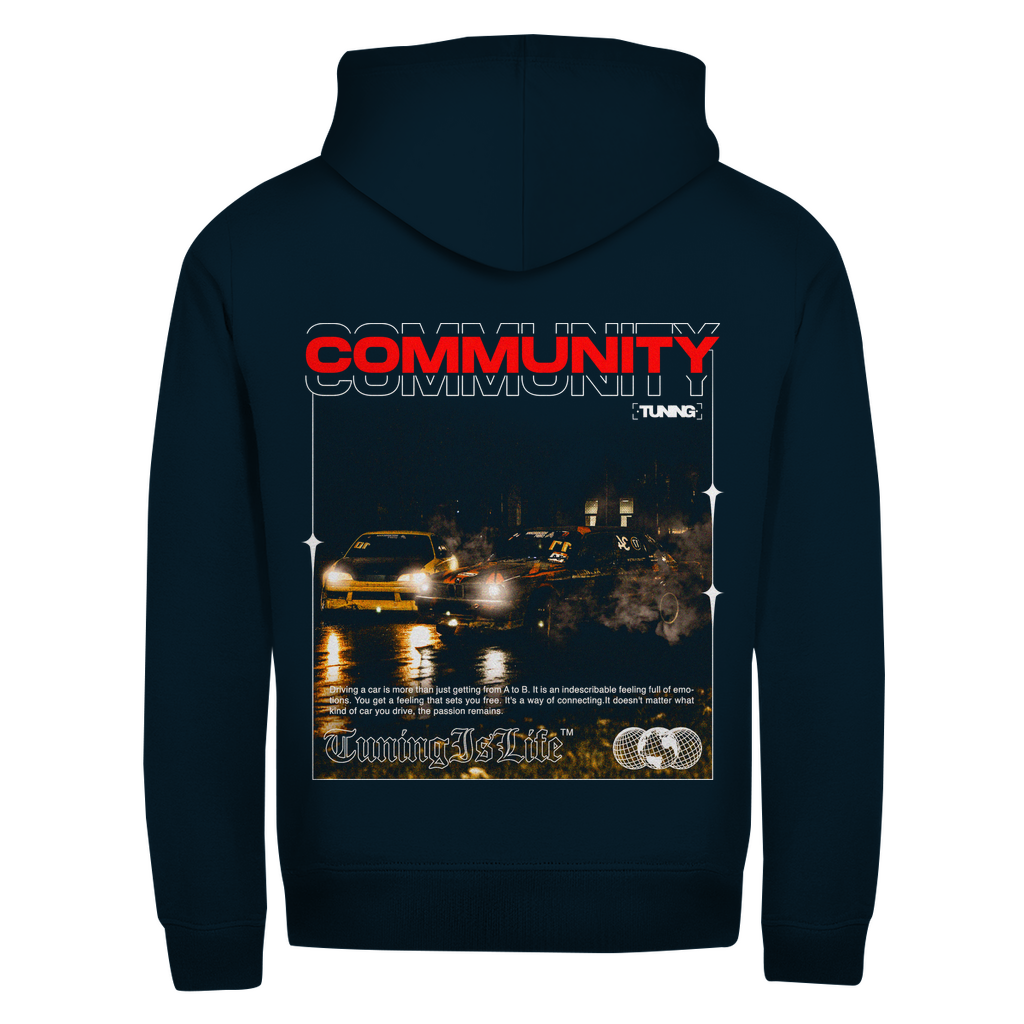 Sudadera con cremallera comunidad