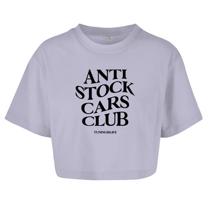 Dam Oversize Crop Top anti Stock cars club