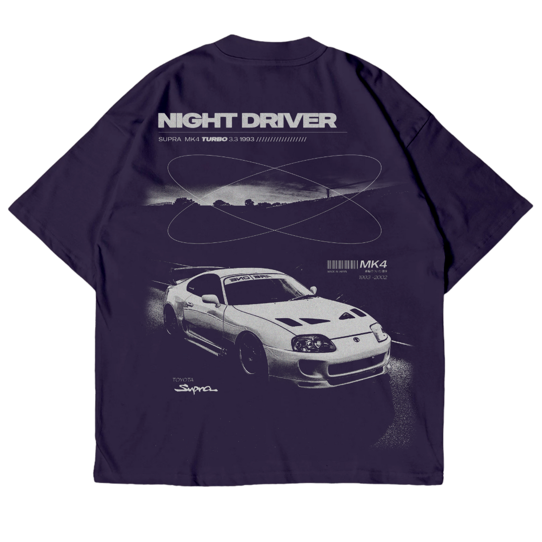 Night Driver - T-Shirt Oversized